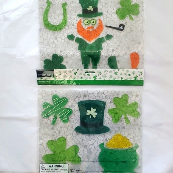 Saint Patrick's Day Themed Window Clings- 2 packs - Picture 1 of 5